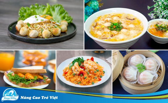 5 MÓN ĂN SÁNG DINH DƯỠNG CHO BÉ MÙA TỰU TRƯỜNG