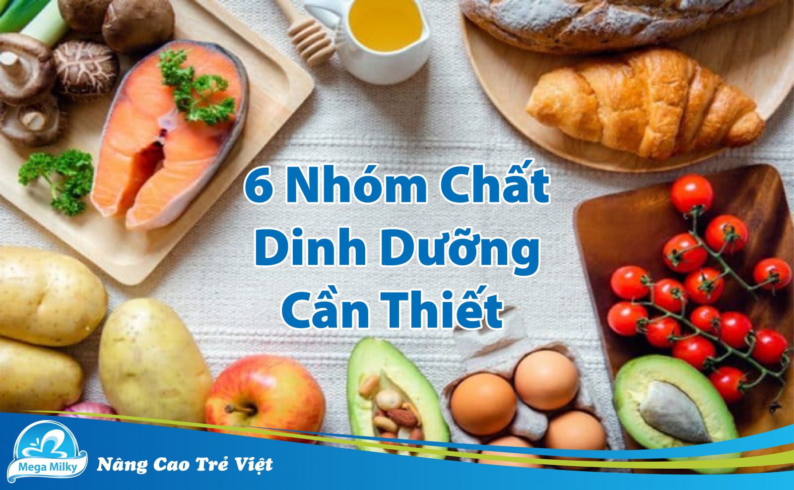 6 nhóm chất dinh dưỡng cần thiết cho cơ thể khỏe mạnh