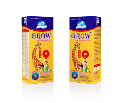 Sữa Bột Pha Sẵn GROW IQ (Vàng)