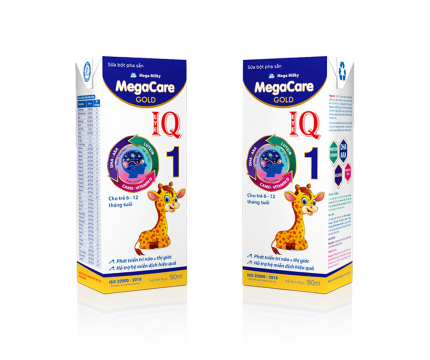 Sữa Bột Pha Sẵn MegaCare Gold IQ 1