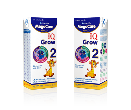 Sữa Bột Pha Sẵn MegaCare Gold IQ Grow 2