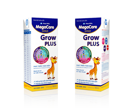 Sữa Bột Pha Sẵn MegaCare Gold Grow Plus